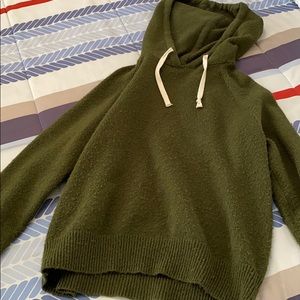 Green Hooded Sweater